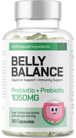 Bottle of abdomen balancing capsules